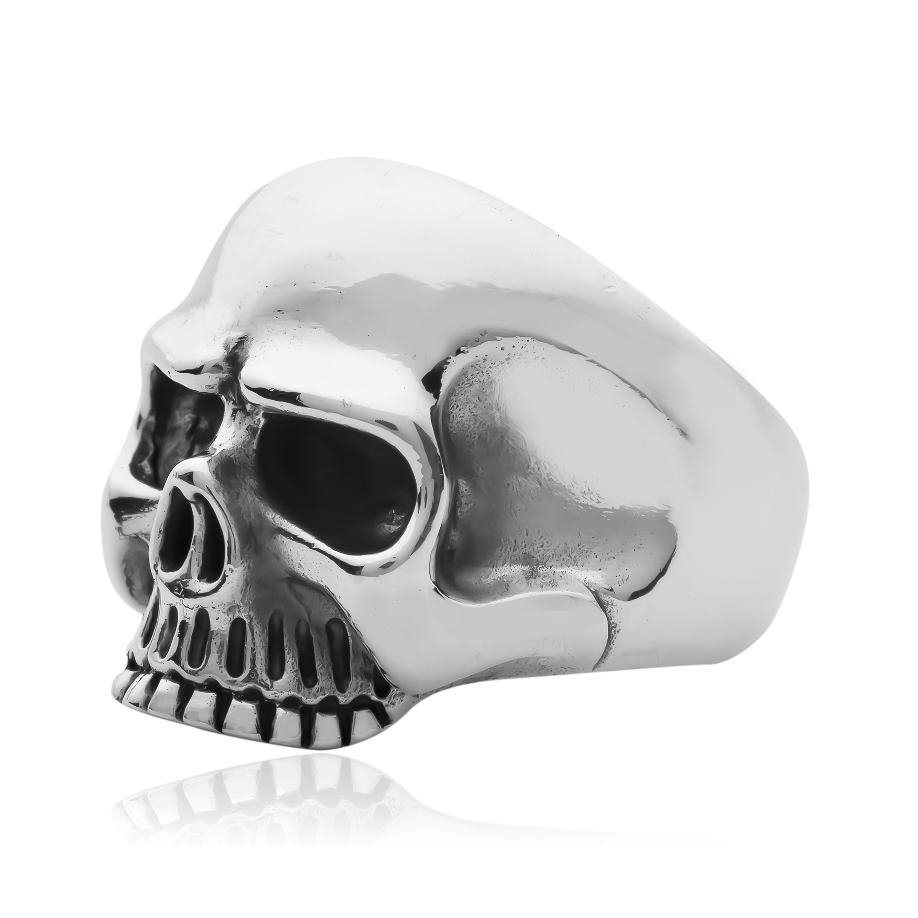 Silver Skull Ring - Image 2