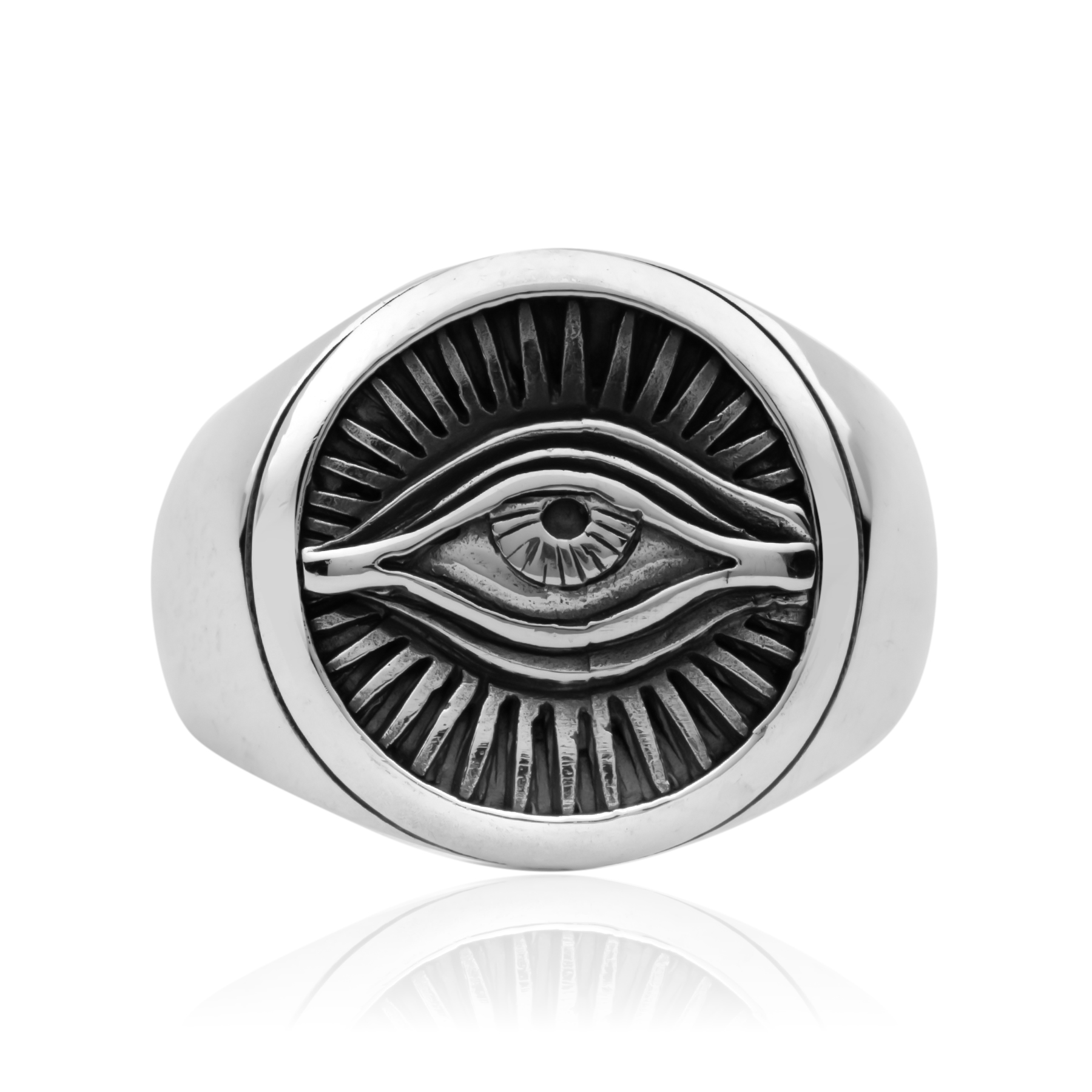 Silver Eye Ring
