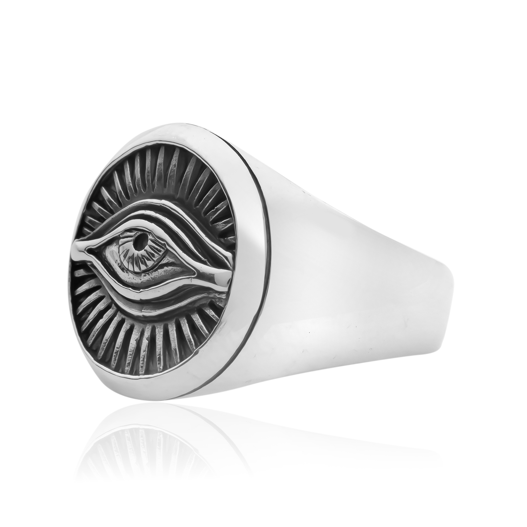 Silver Eye Ring - Image 2