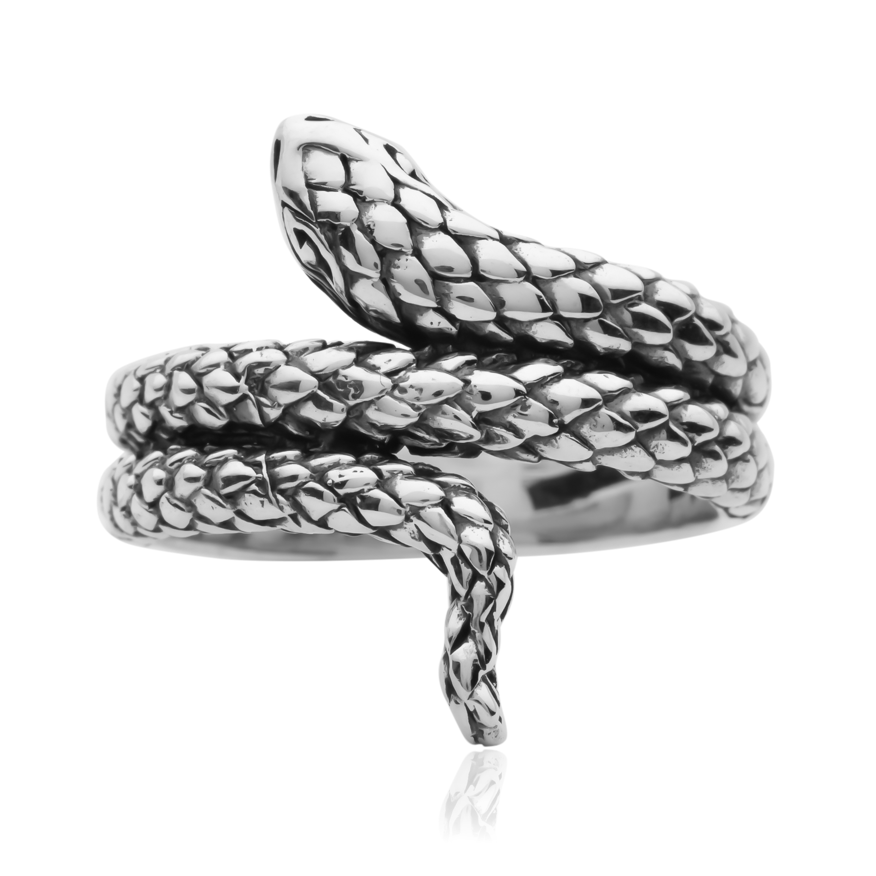 Silver Snake Ring