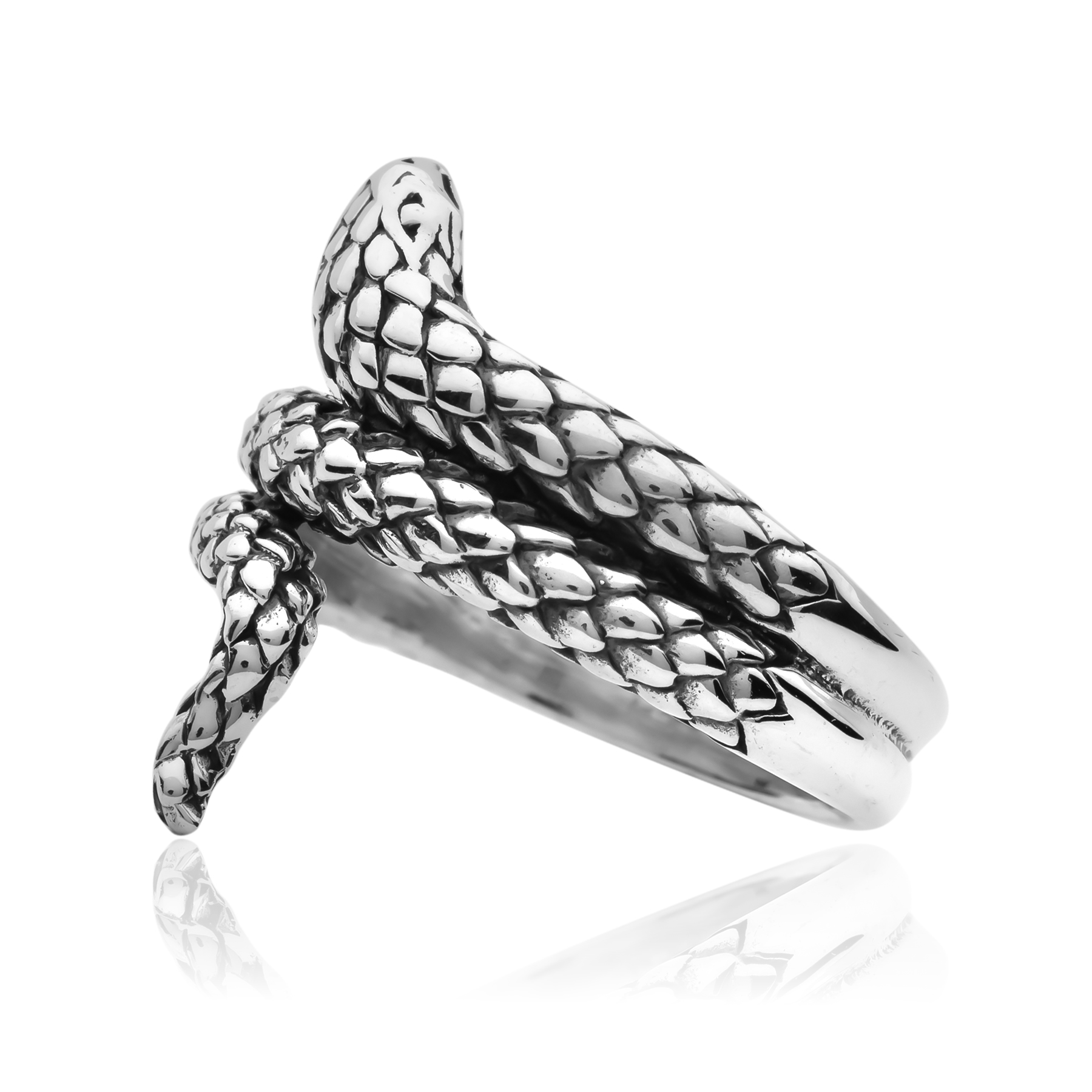 Silver Snake Ring - Image 2