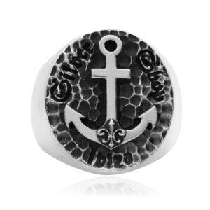 Ibiza Anchor Silver Ring