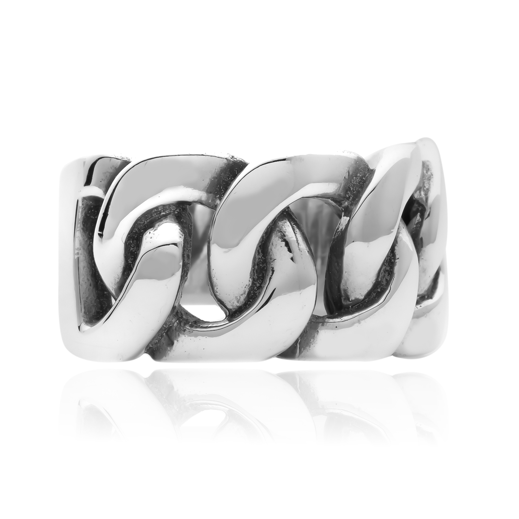 Firm Chain Ring – 925 Silver