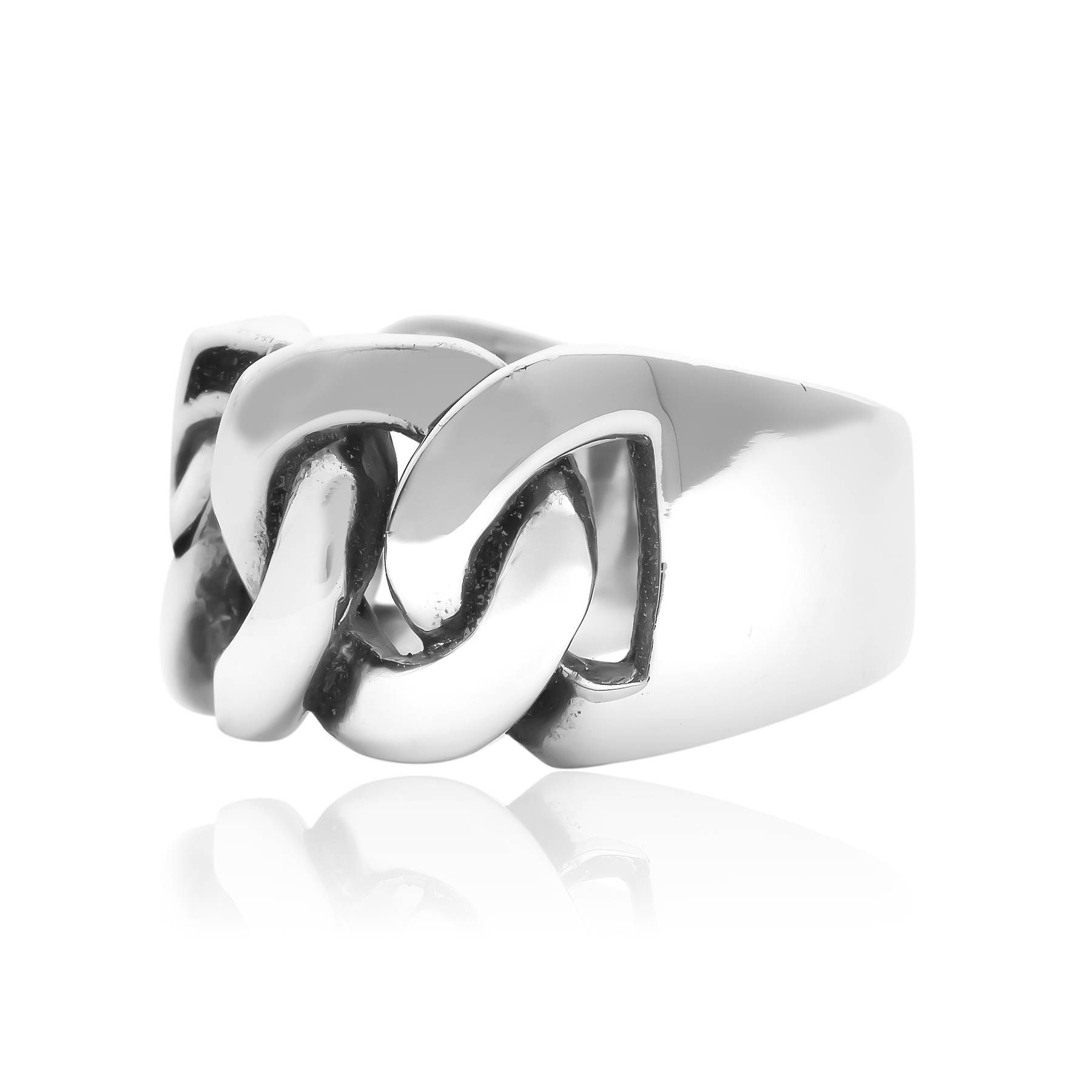 Firm Chain Ring – 925 Silver - Image 2