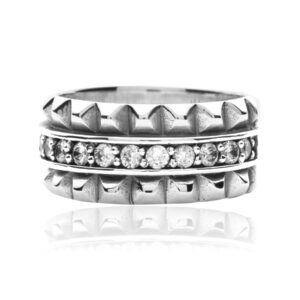 Ring Elegant Duality - 925 Silver