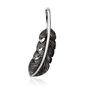 Feather Pendant in 925 Silver