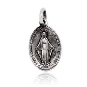 Miraculous Medal in 925 Silver
