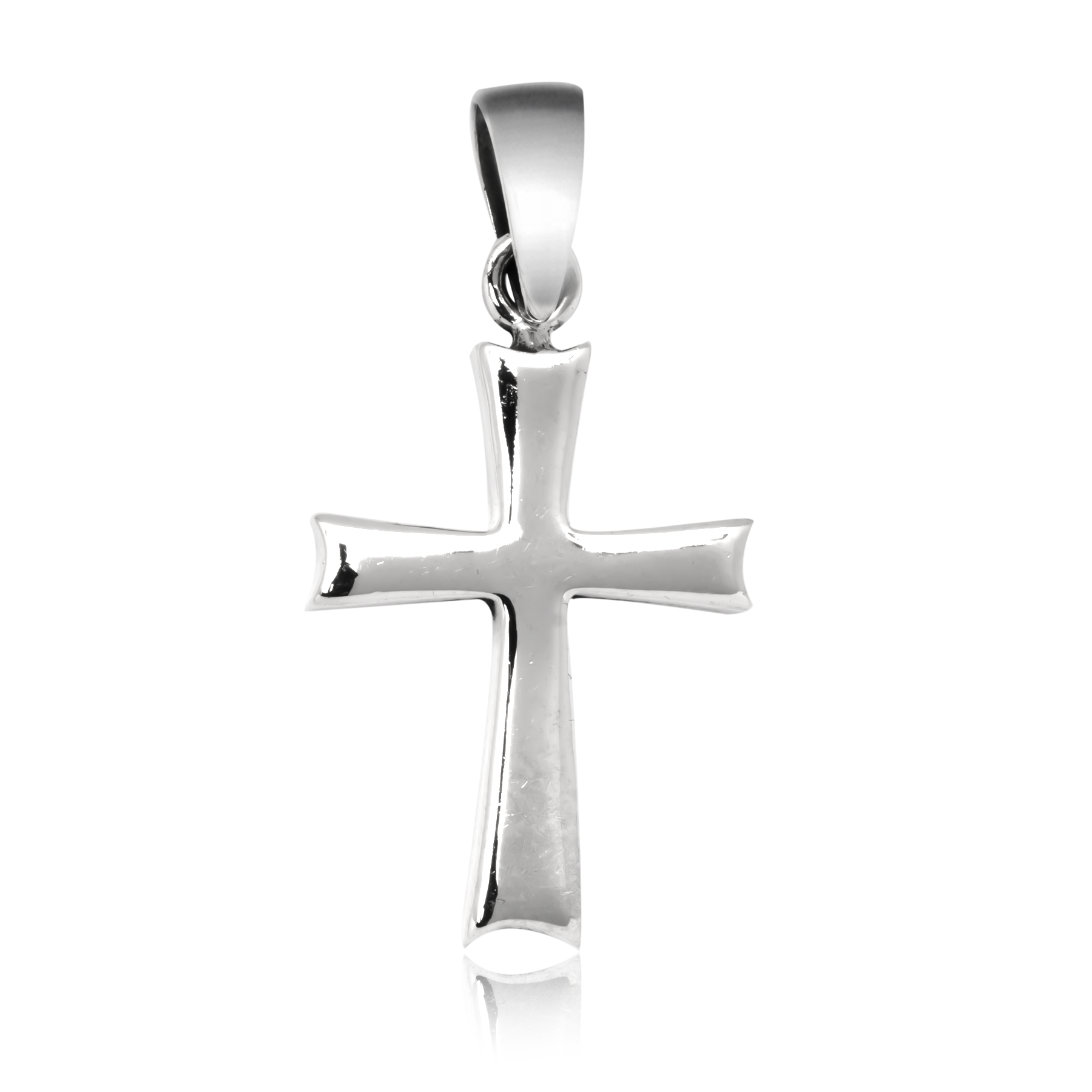 Plain Cross Pendant in 925 Silver