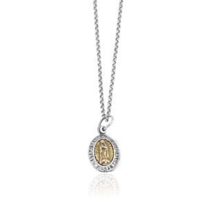 Our Lady of Guadalupe Medal Two-Tone - Silver 925