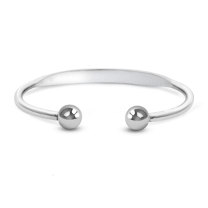 925 Silver Bracelet with Sphere Detail